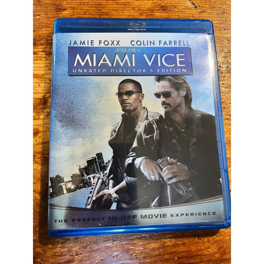 Miami Vice Blu-ray Unrated Directors Edition Jamie Foxx Colin Farrell Movie